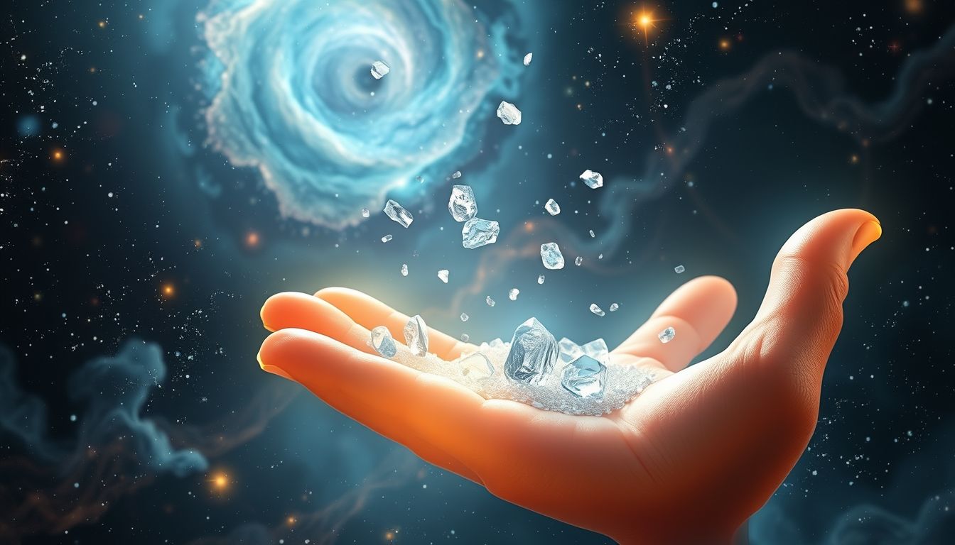 Träumen, Schotter zu essen, symbolisiert oft innere Unruhe.