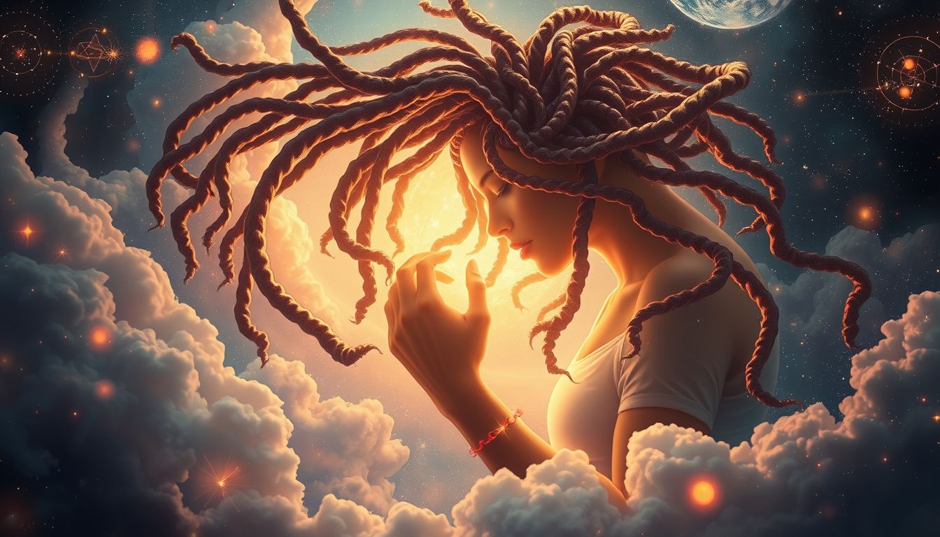 Dreadlocks im Traum symbolisieren oft sexuelle Anziehung und Freiheit.