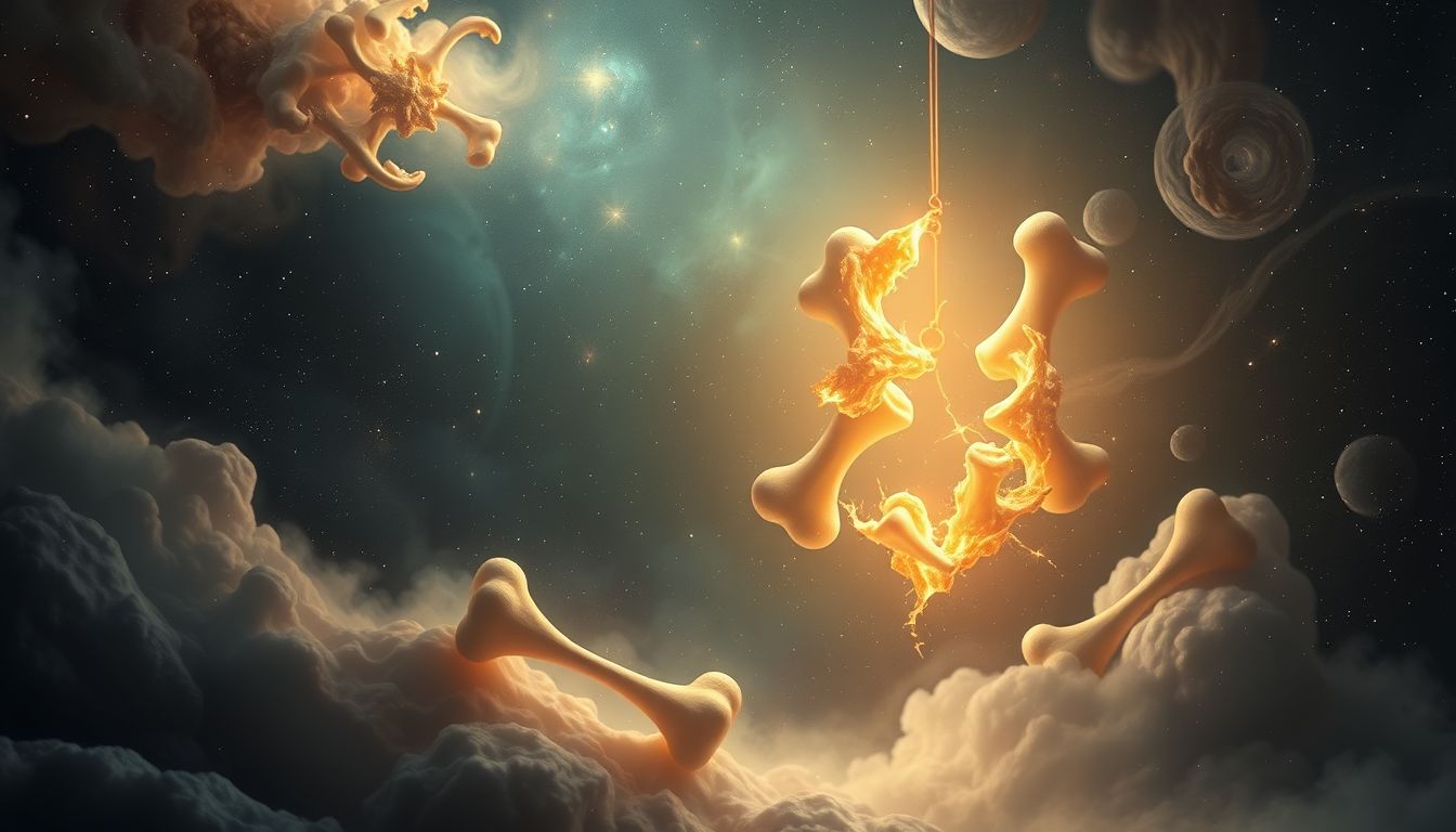 Ein schmerzfreier Knochenbruch im Traum symbolisiert verdrängte innere Konflikte.