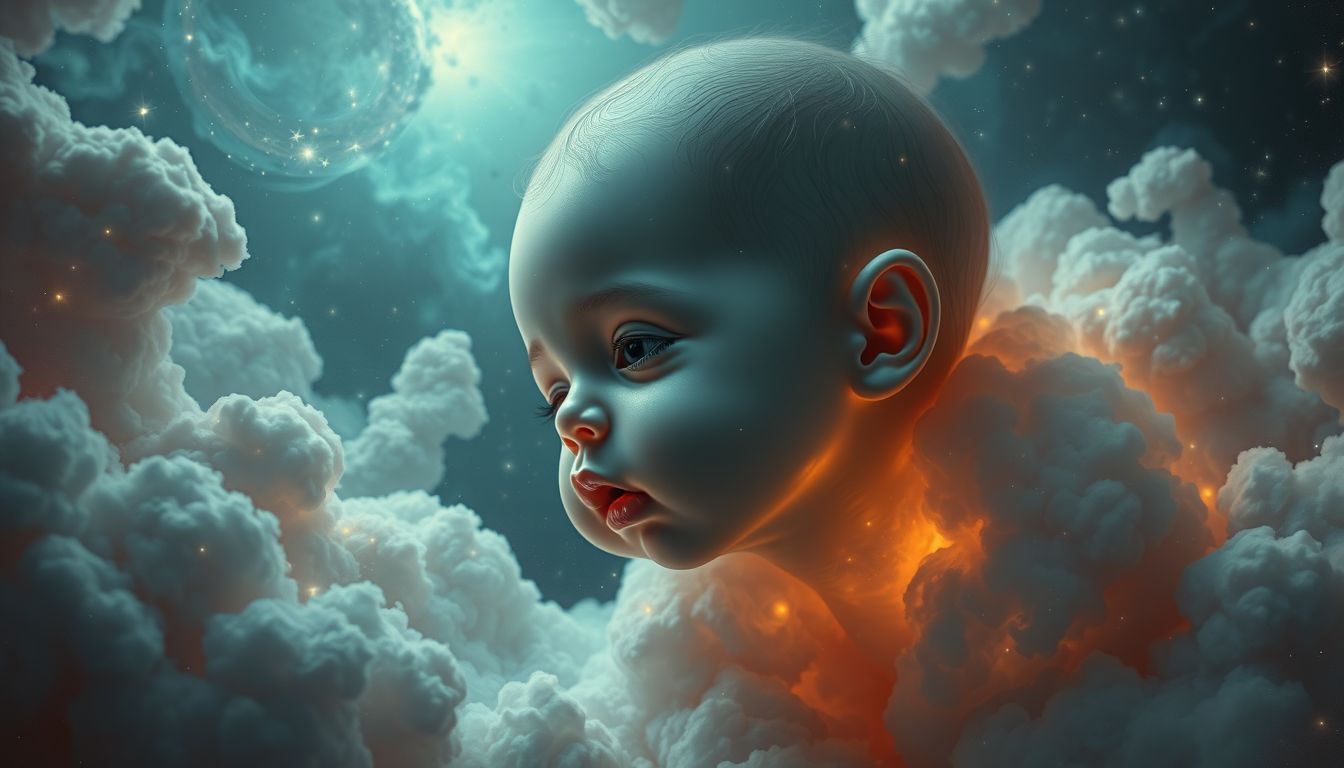 Ein sprechendes Baby im Traum kann verborgene Ängste symbolisieren.