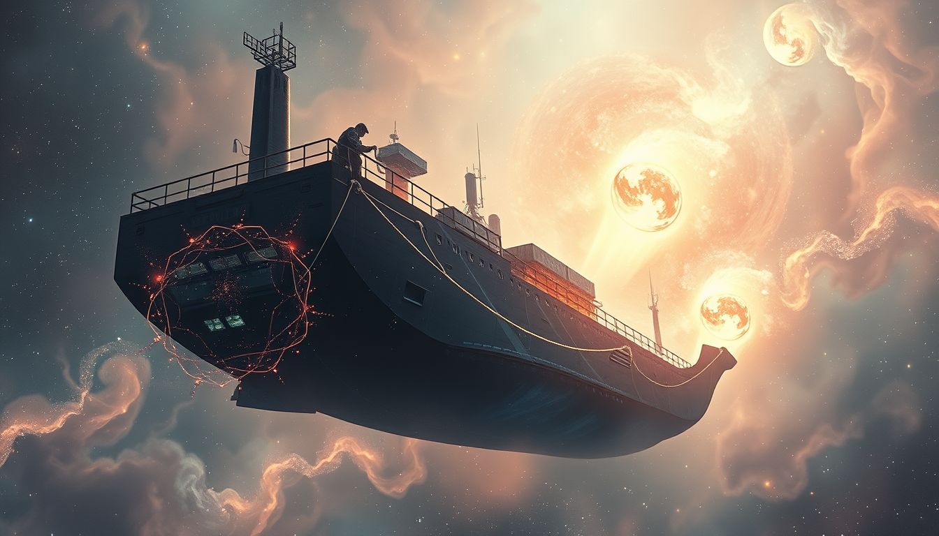 Ein Frachter-Traum symbolisiert oft Verantwortung und Teamarbeit im Beruf.