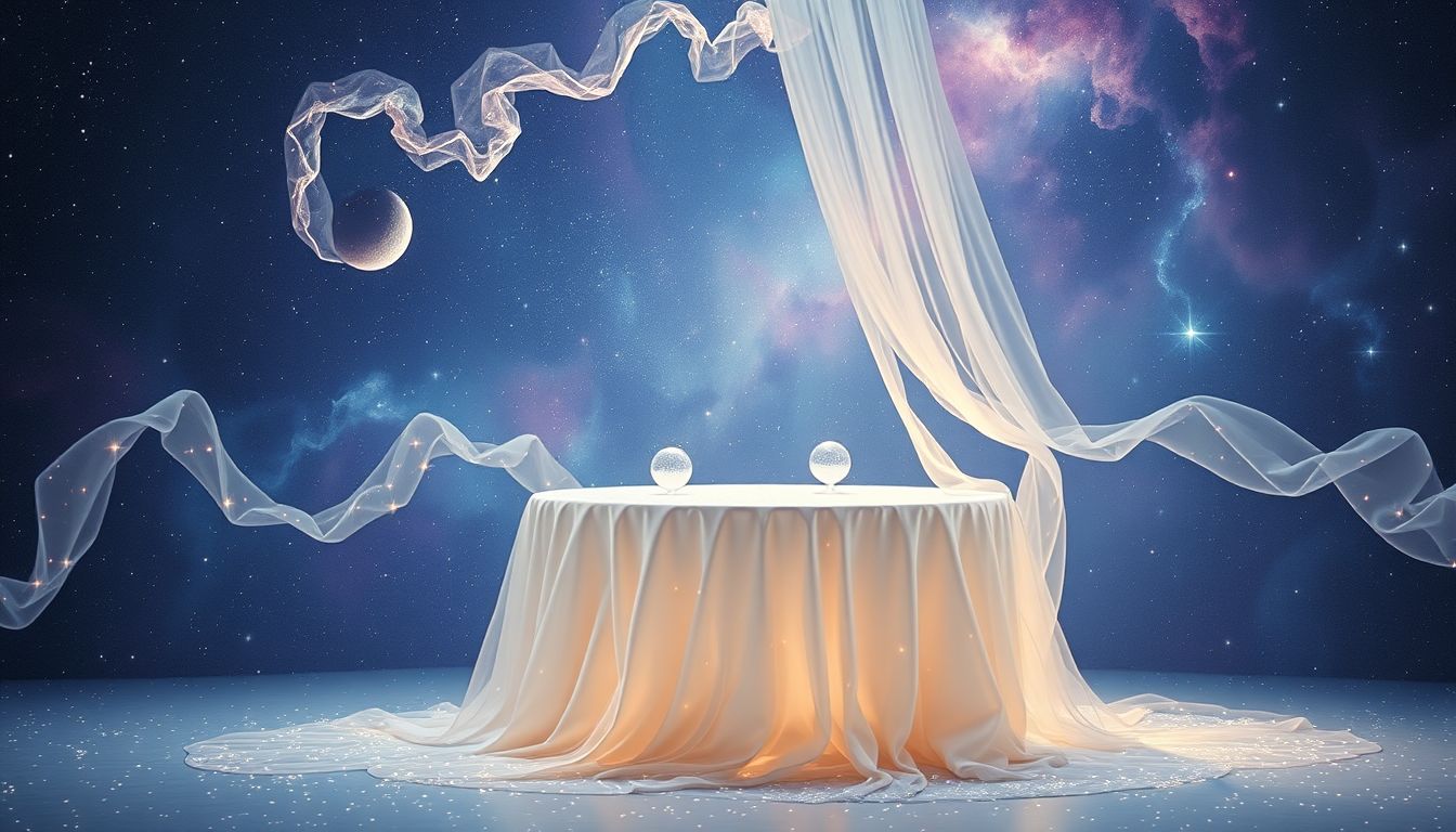 Das Abdecken eines Tisches symbolisiert oft Vorbereitung und Ordnung im Traum.