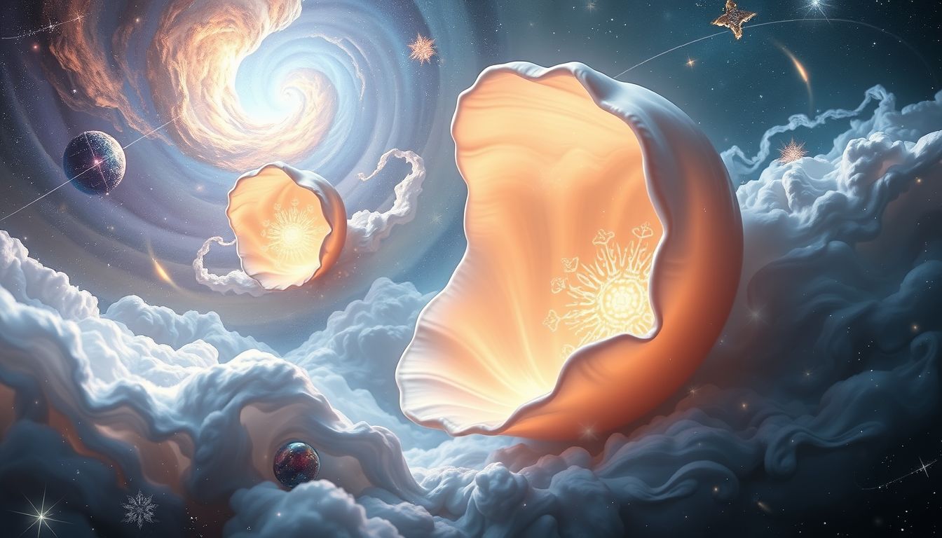 Abalonen symbolisieren im Traum spirituelles Wachstum und innere Weisheit.