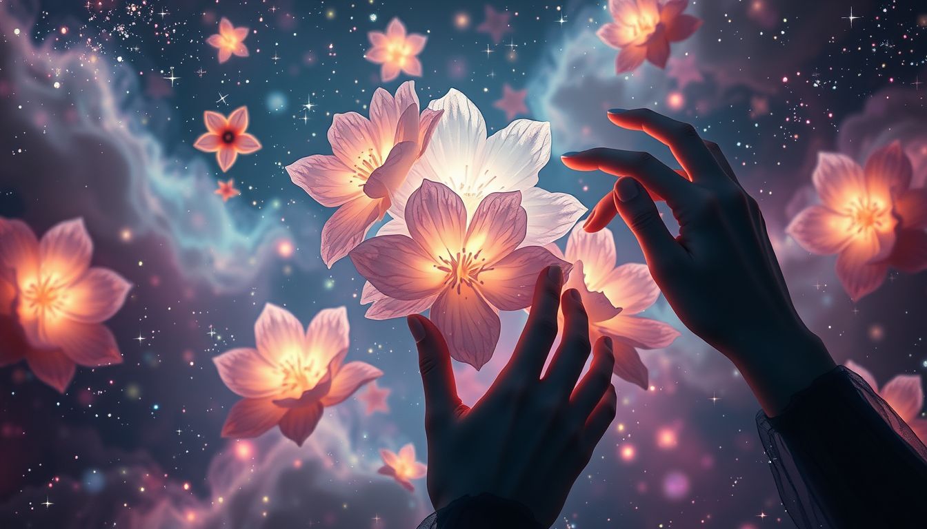 Blumen stehlen symbolisiert oft verborgene Schuld und unerfüllte Sehnsüchte.