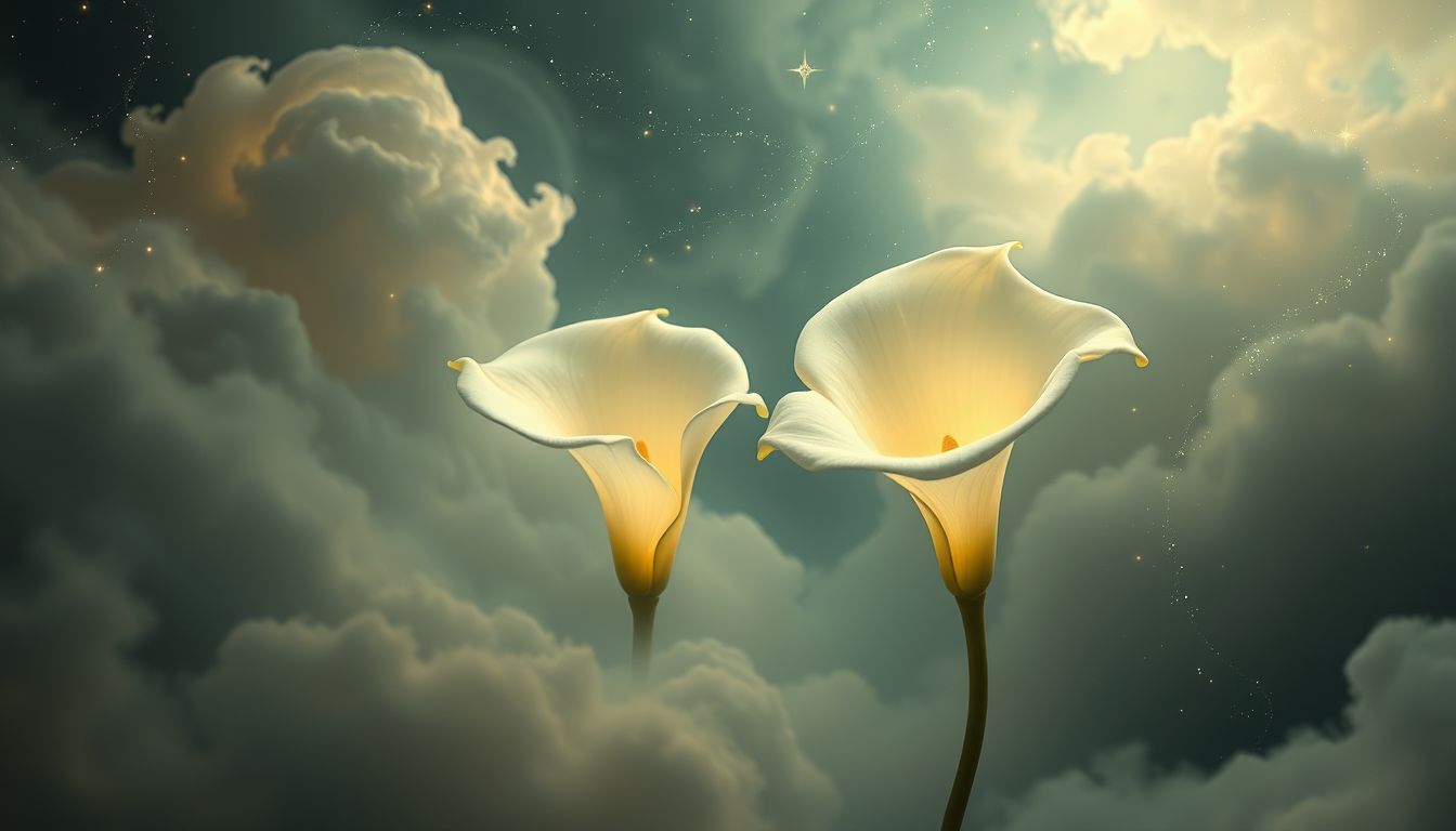 Die Calla-Lilie symbolisiert in Träumen Reinheit und spirituelle Transformation.