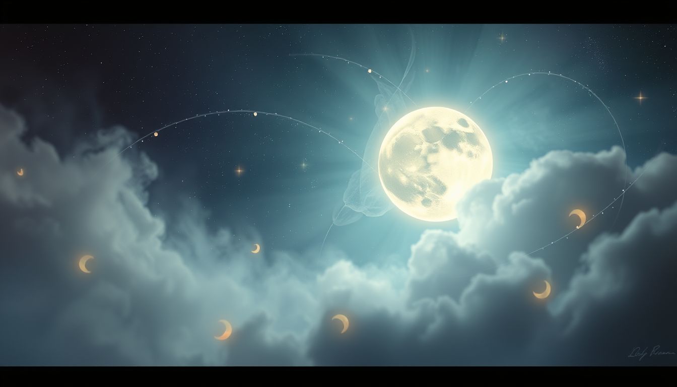 Der Mond symbolisiert im Traum verborgene Intuition und innere Weisheit.