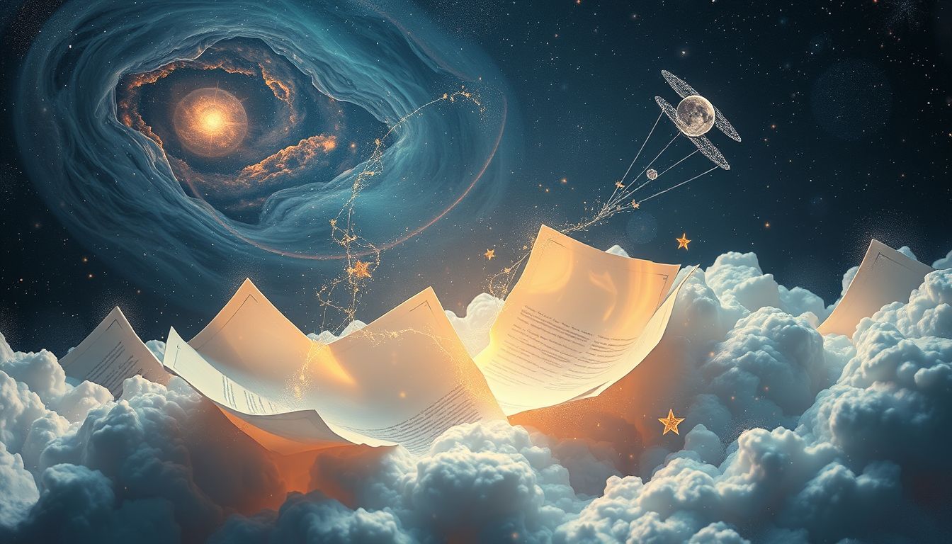 Verlorene Zulassungsunterlagen symbolisieren Angst vor Versagen im Traum.