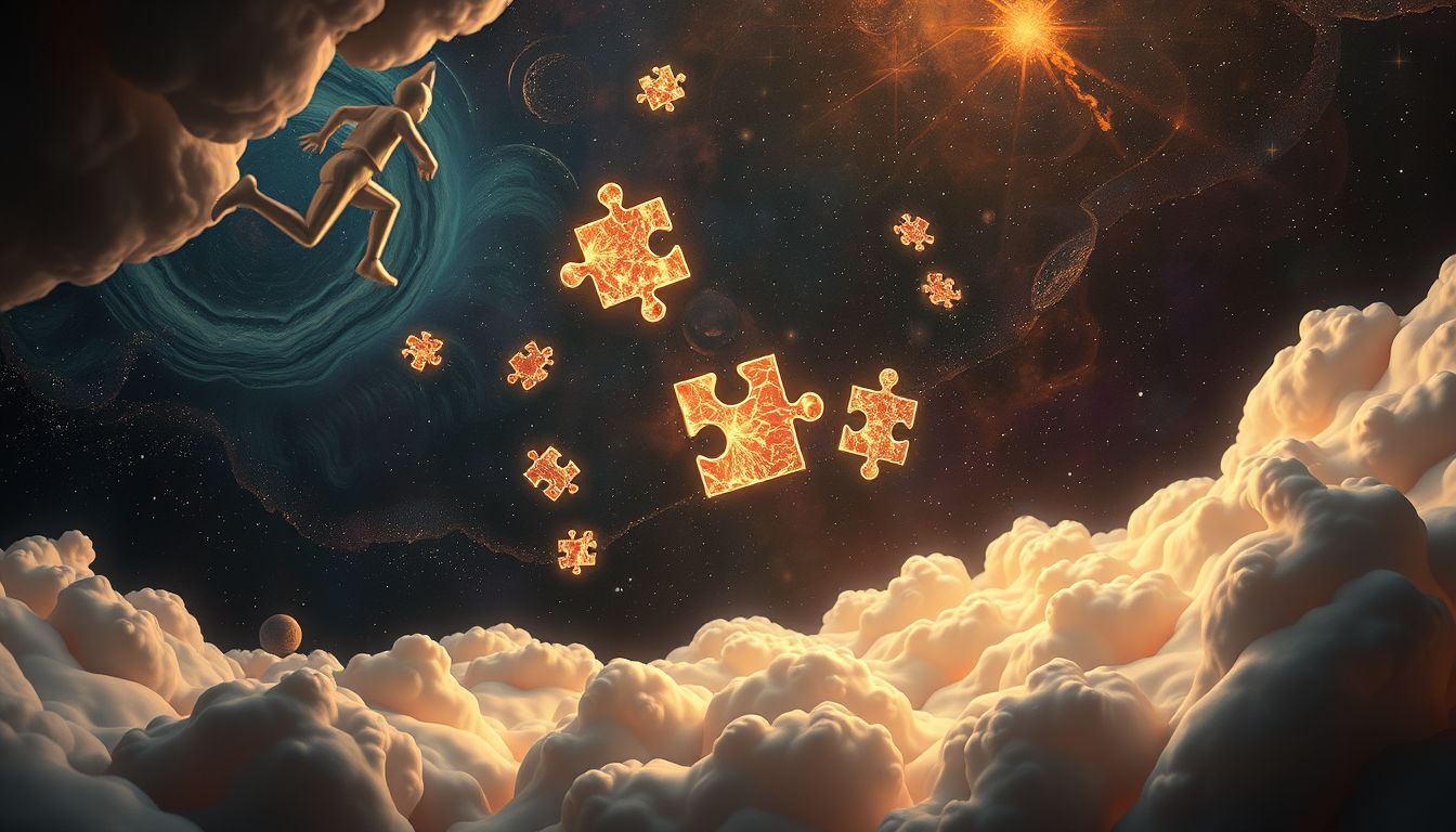 Stress beim Puzzle symbolisiert innere Anspannung und Leistungsdruck.