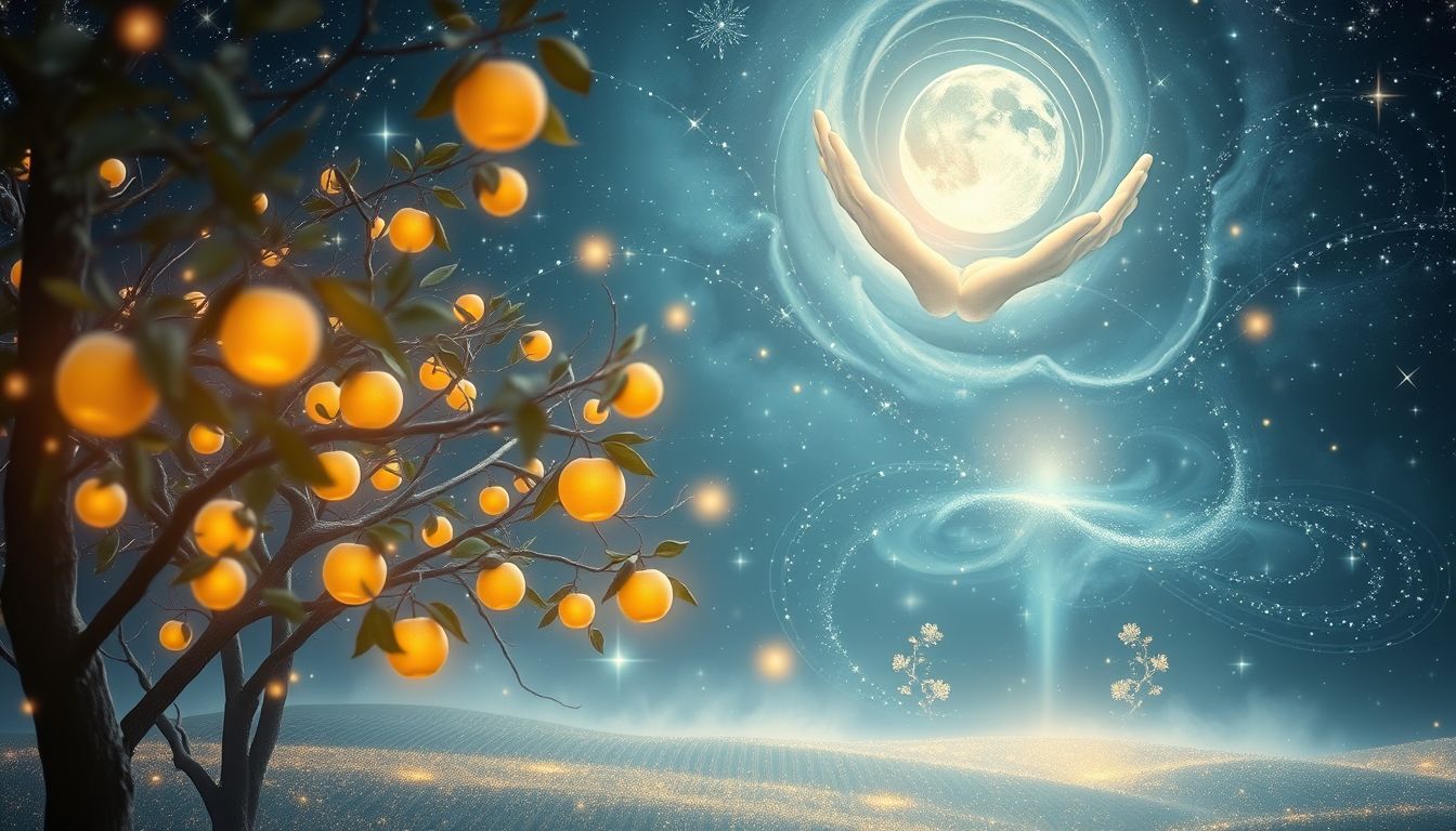 Ein Quittenhain symbolisiert Ernteglück und persönliche Fülle im Traum.