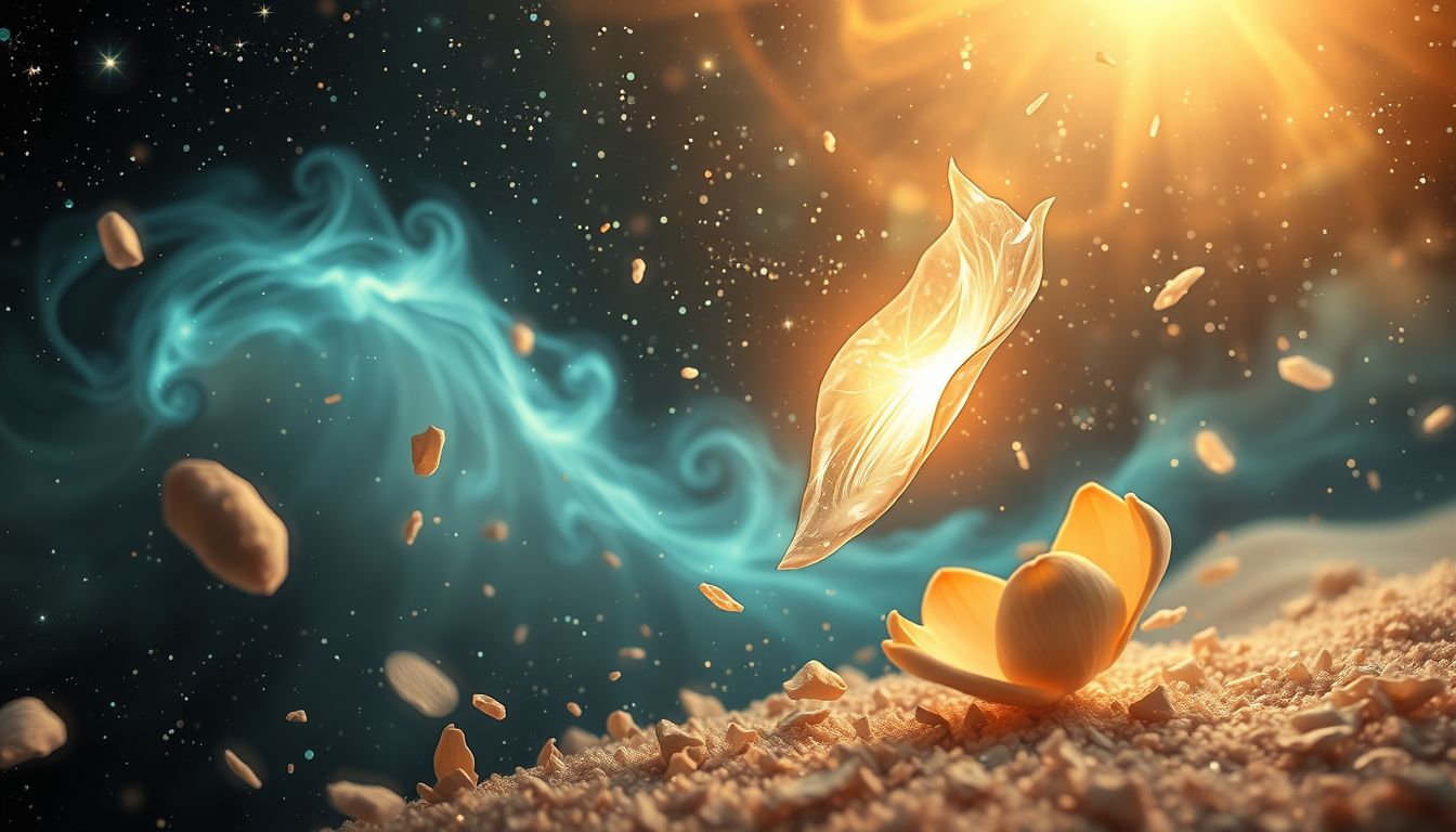 Eine Artischocke wegwerfen symbolisiert verpasste Chancen im Leben.