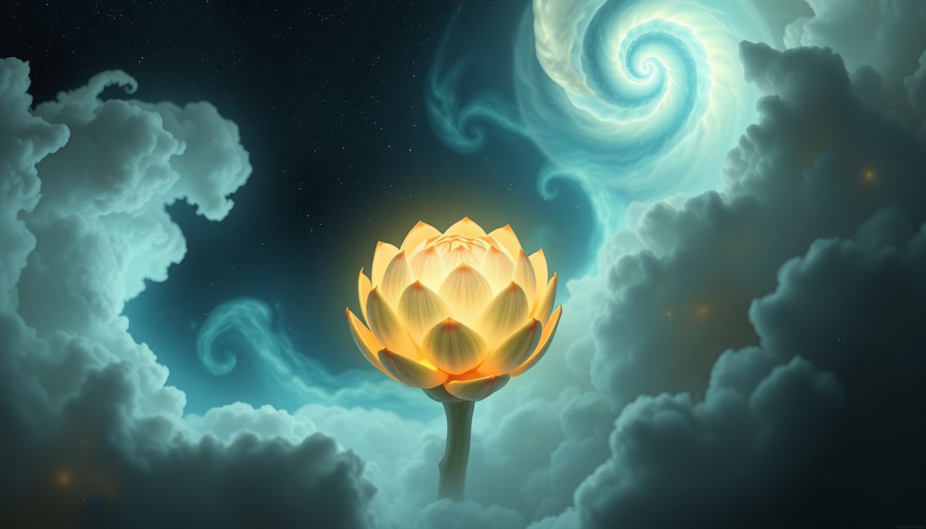 Eine blühende Artischocke symbolisiert Wachstum und verborgene Chancen im Traum.