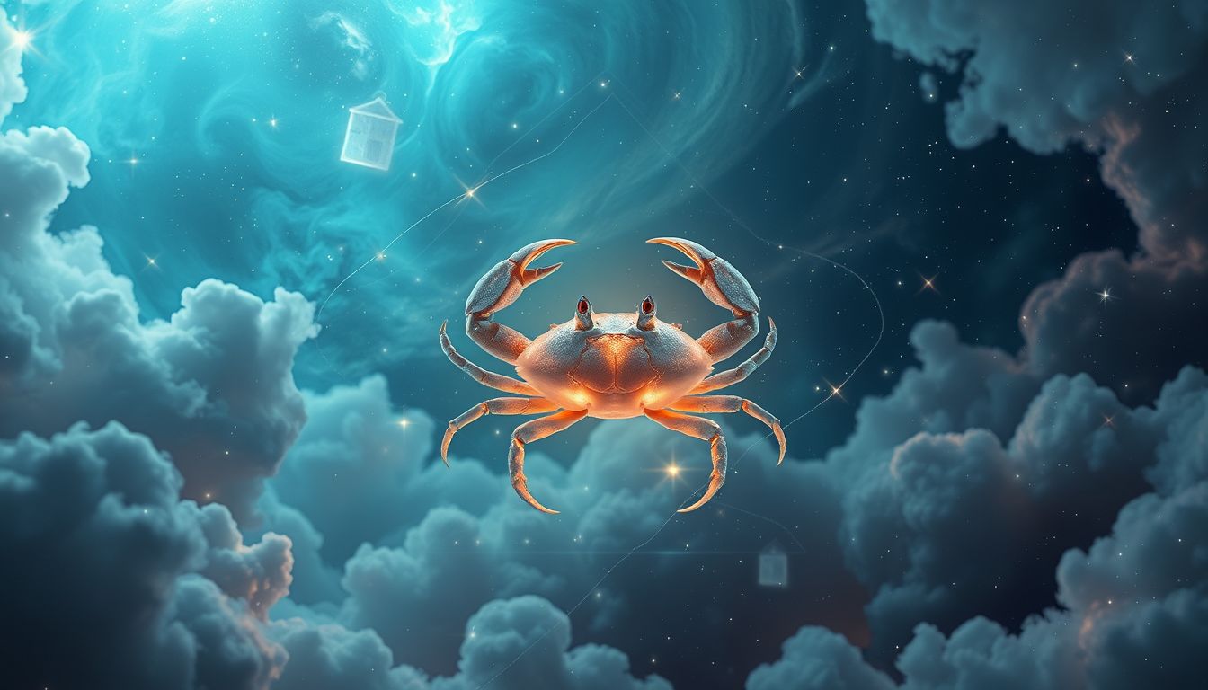 Eine Krabbe im Haus symbolisiert verborgene emotionale Konflikte.