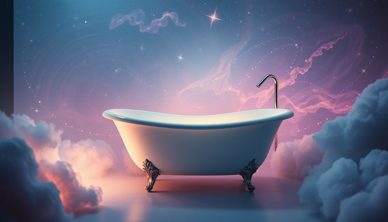 Eine fremde Wanne symbolisiert oft unbekannte emotionale Erfahrungen.