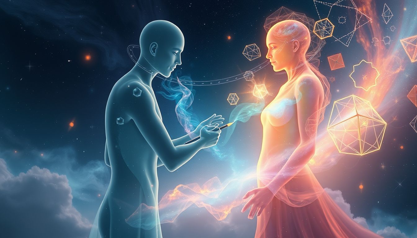 Jemanden mit Pinsel bemalen symbolisiert subtile Beeinflussung und Kontrolle.