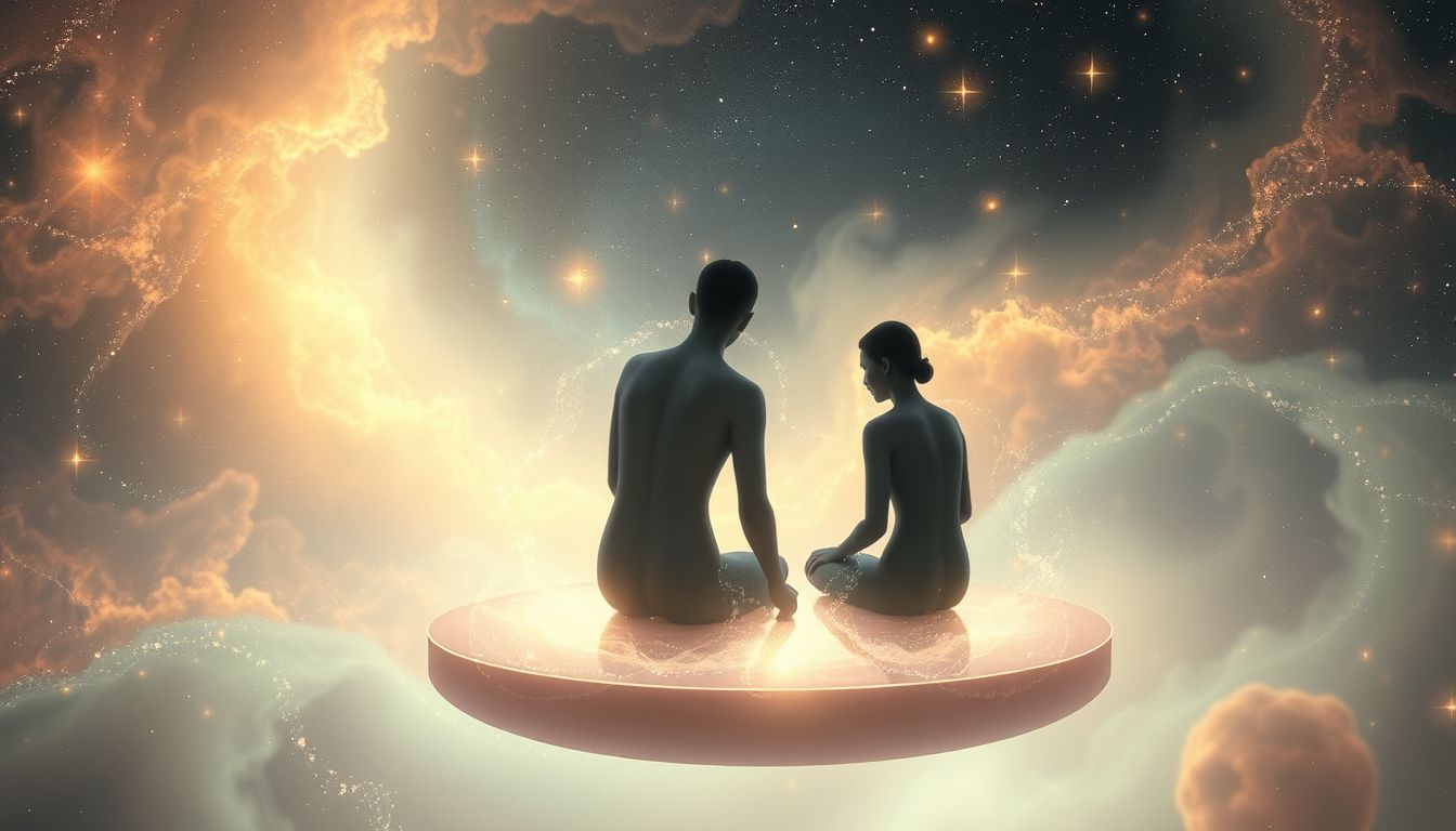 Sich neben Fremden niederlassen symbolisiert oft soziale Unsicherheit und Vorsicht.