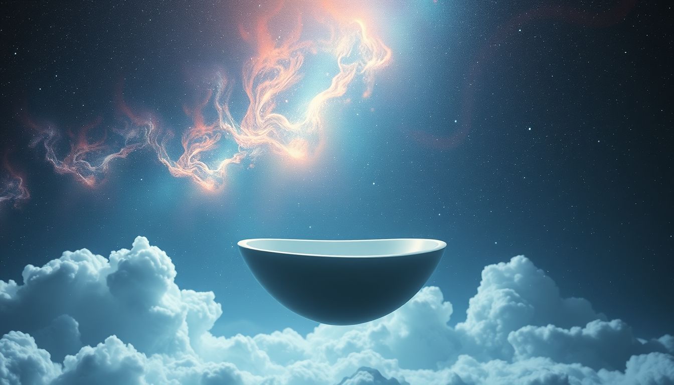 Ein wasserloses Spülbecken symbolisiert emotionale Leere und Blockaden.