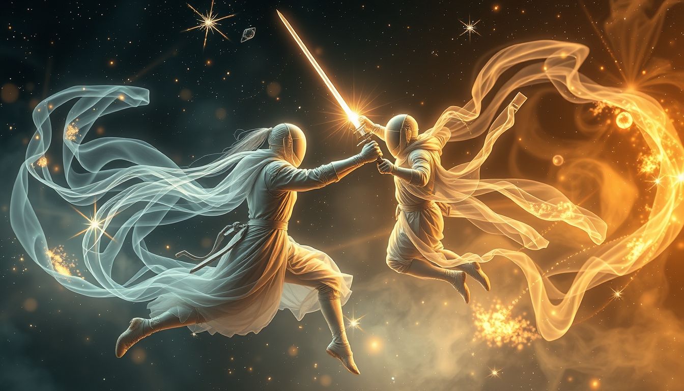 Im Mittelalter symbolisierte Fechten Macht und strategisches Denken im Traum.