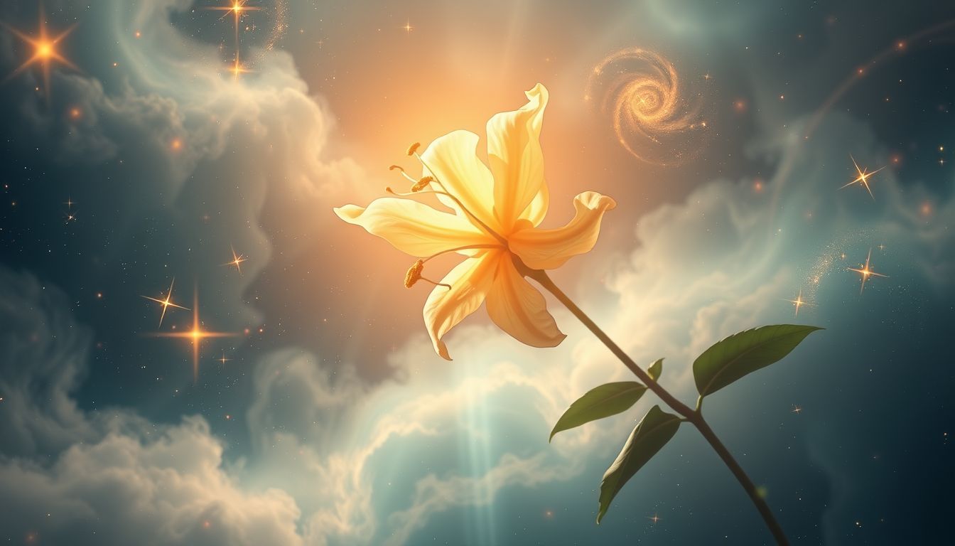 Traum 12: Geißblatt symbolisiert blühende Liebe und neue Lebensfreude.