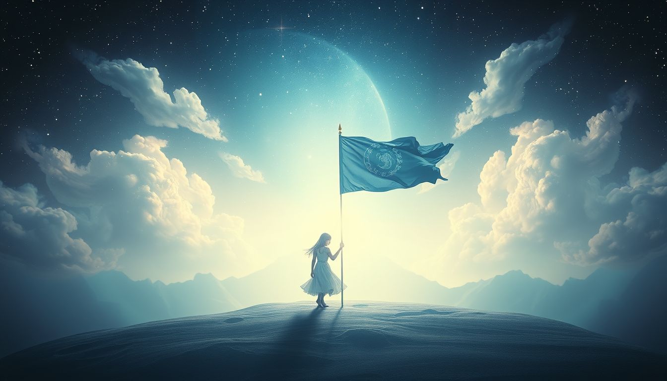 Traum 14 symbolisiert innere Ruhe und ungelöste Verantwortung in Frieden.