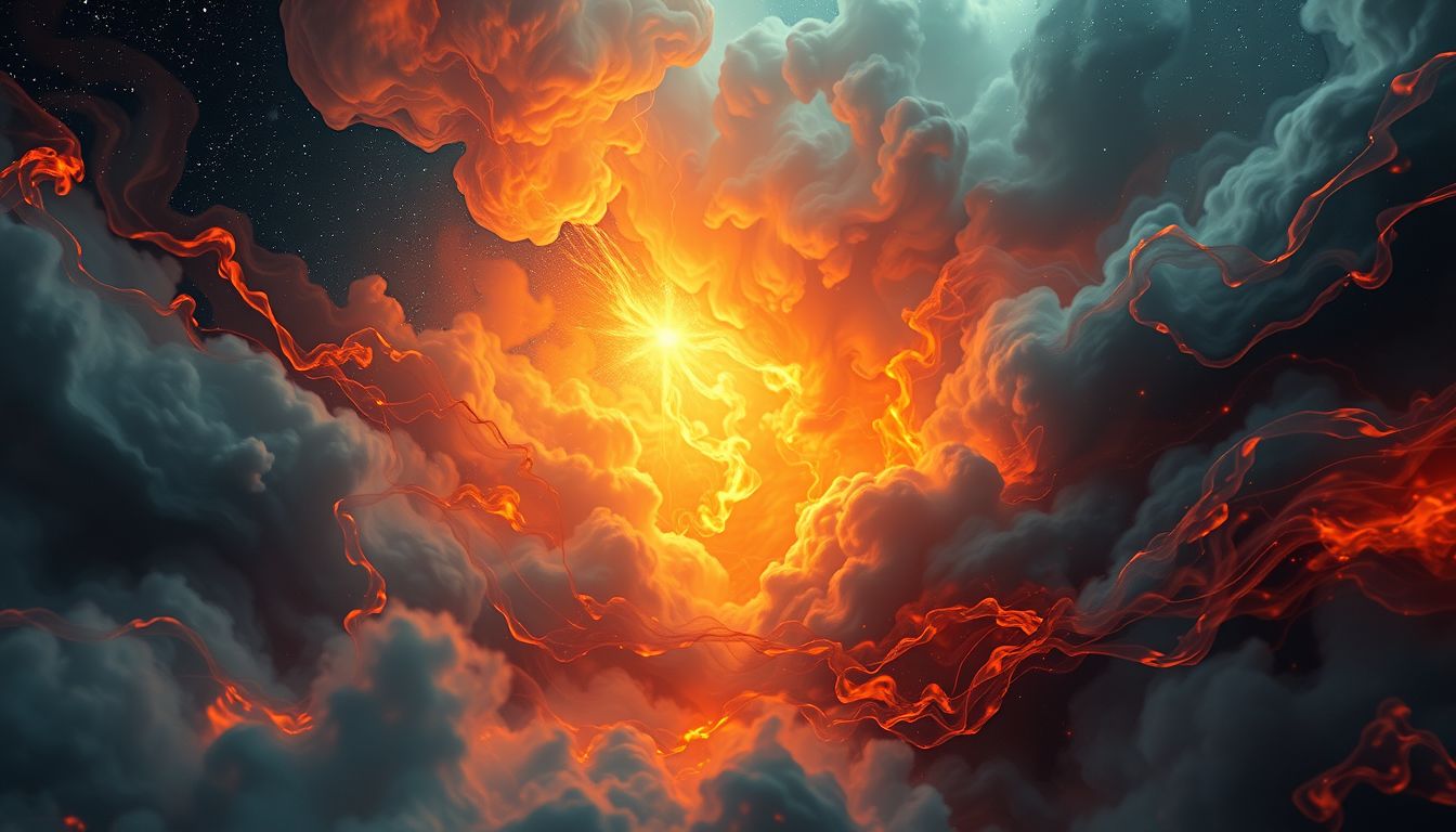 Ein Feuer im Militärkrankenhaus symbolisiert innere Konflikte und Wandel.