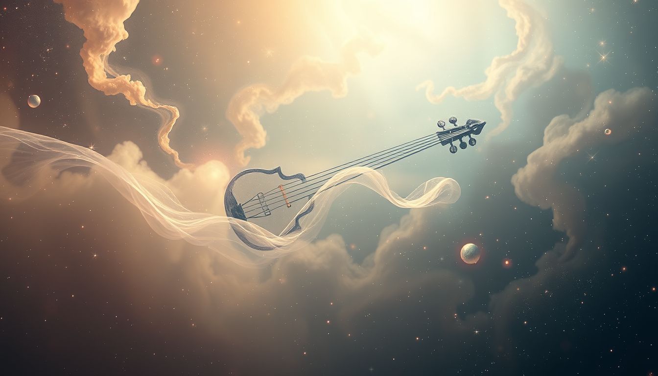 Eine verstimmte Mandoline symbolisiert innere Unruhe und Konflikte.