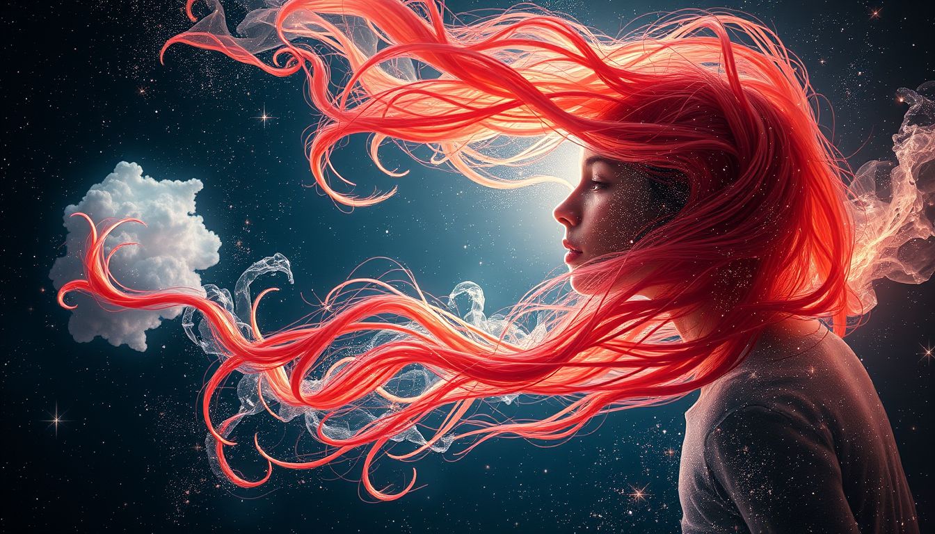 Der Traum von roten Haaren symbolisiert oft Verlust von Leidenschaft.