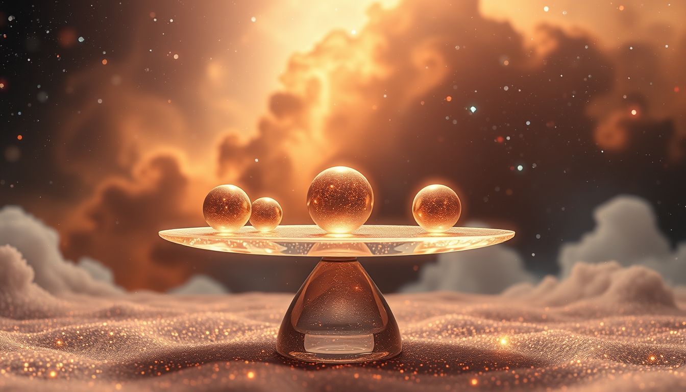 Das Wiegen von Bleikugeln symbolisiert innere Belastung und Verantwortung.