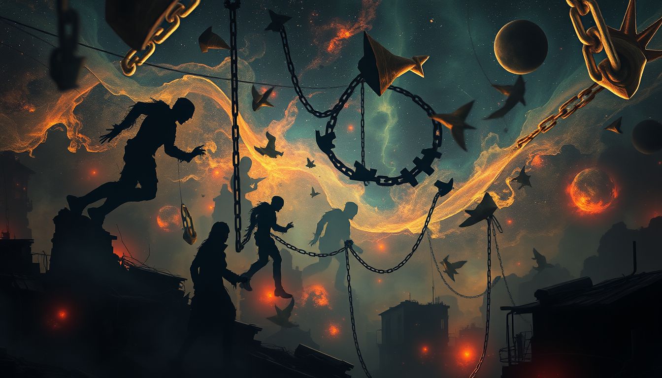 Gewaltträume im Slum spiegeln oft innere Unsicherheiten wider.