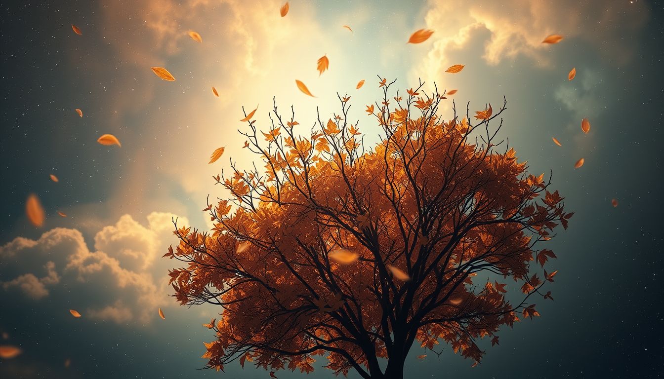 Schwarzpappeln im Herbst symbolisieren Wandlung und Vergänglichkeit im Traum.