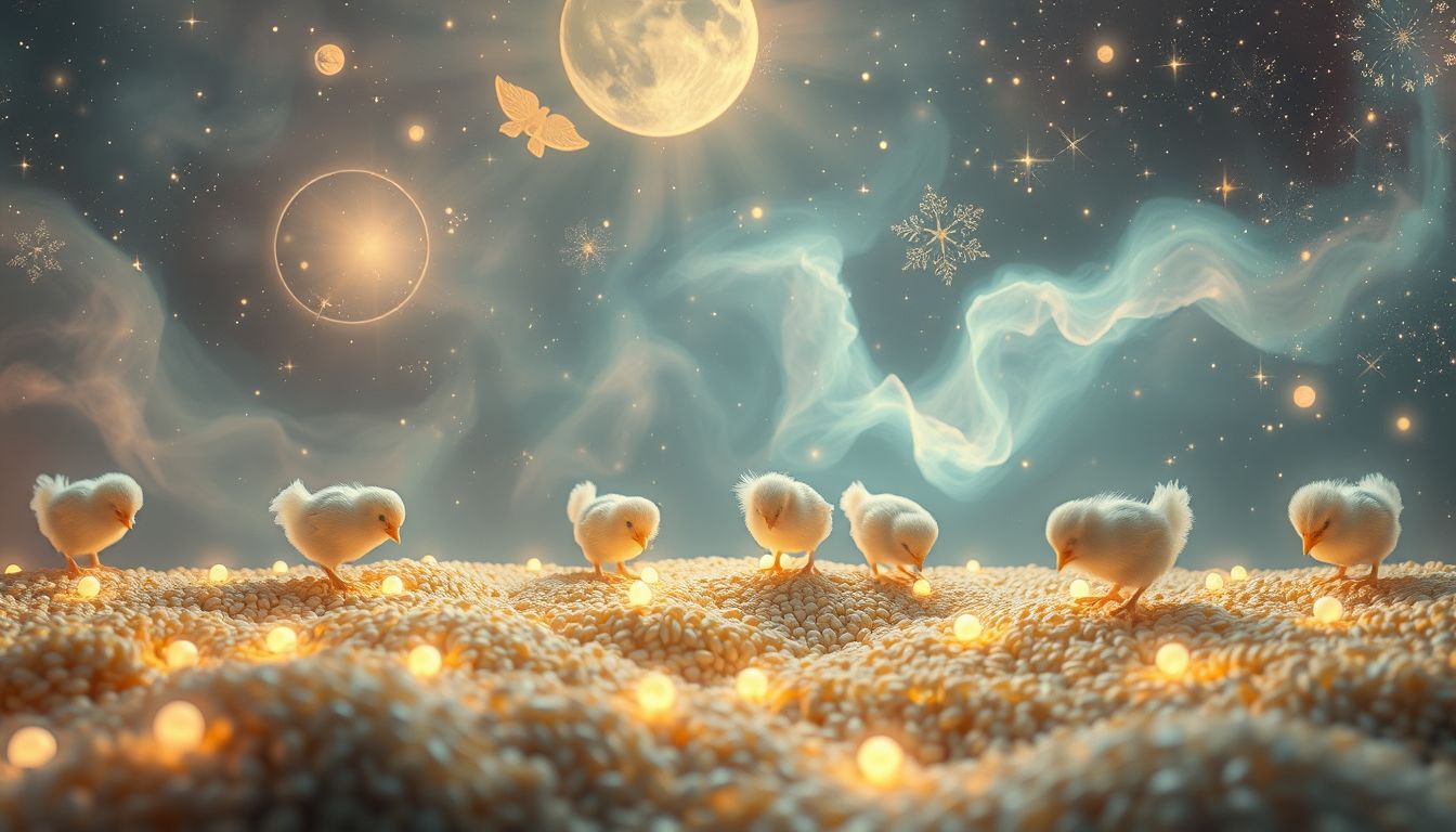 Zwerghühner im Traum symbolisieren oft kleine, aber wertvolle Chancen.