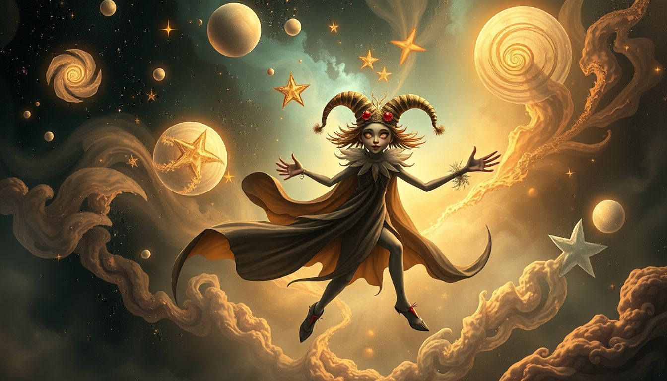 Im Traum Witzbold sein symbolisiert kreative Selbstentfaltung und Mut.