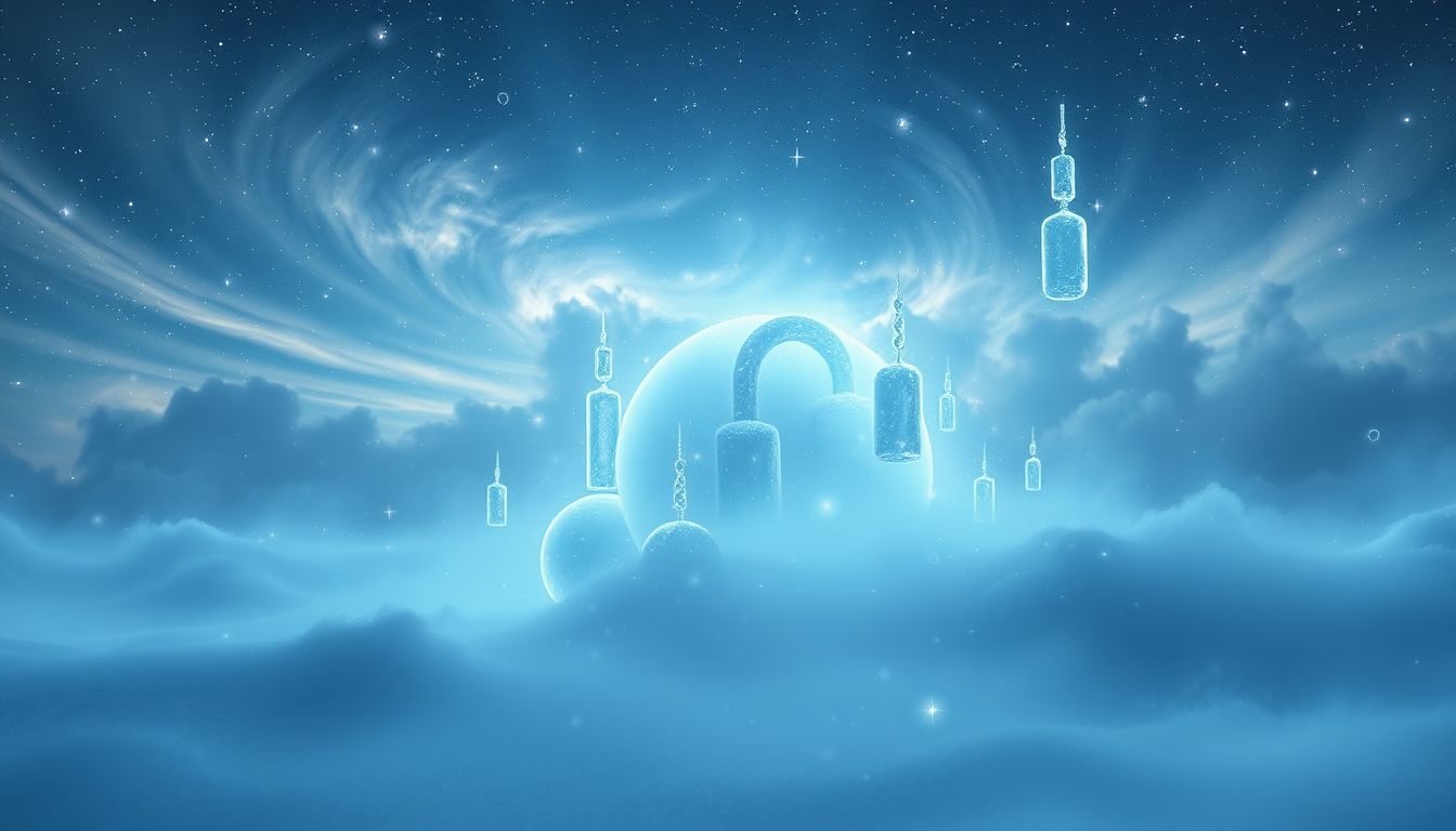 Ein Kühlsystem im Winter symbolisiert emotionale Balance in schwierigen Zeiten.