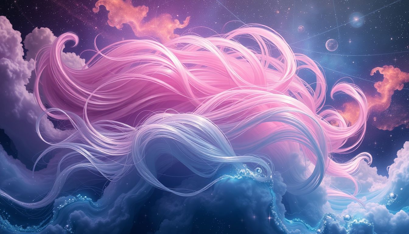 Im Traum farbverändertes Shampoo symbolisiert innere Transformation und Identität.