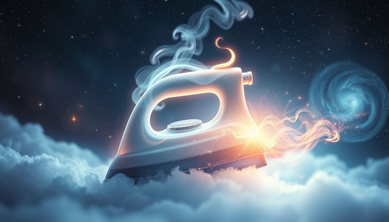 Ein wandelbares Brenneisen symbolisiert Veränderung und kreative Kraft.