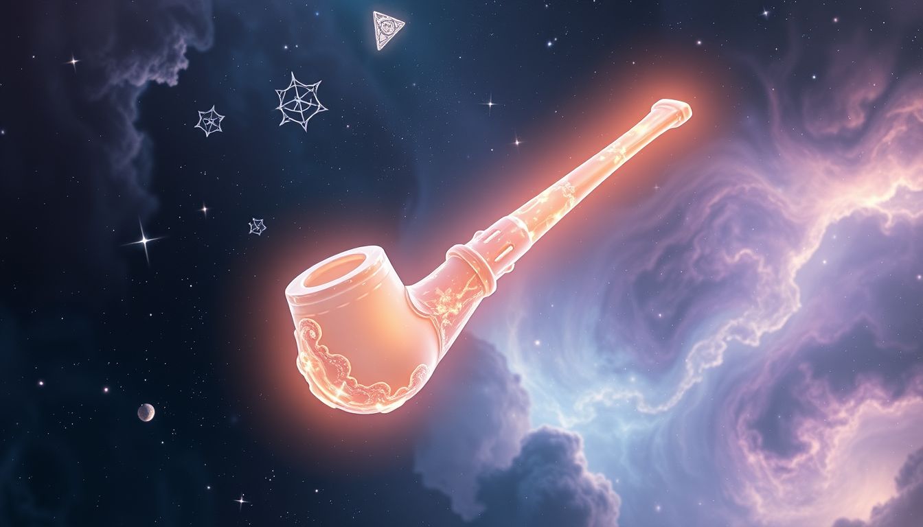 Ein Pfeifenstein als Waffe symbolisiert verborgene innere Stärke im Traum.