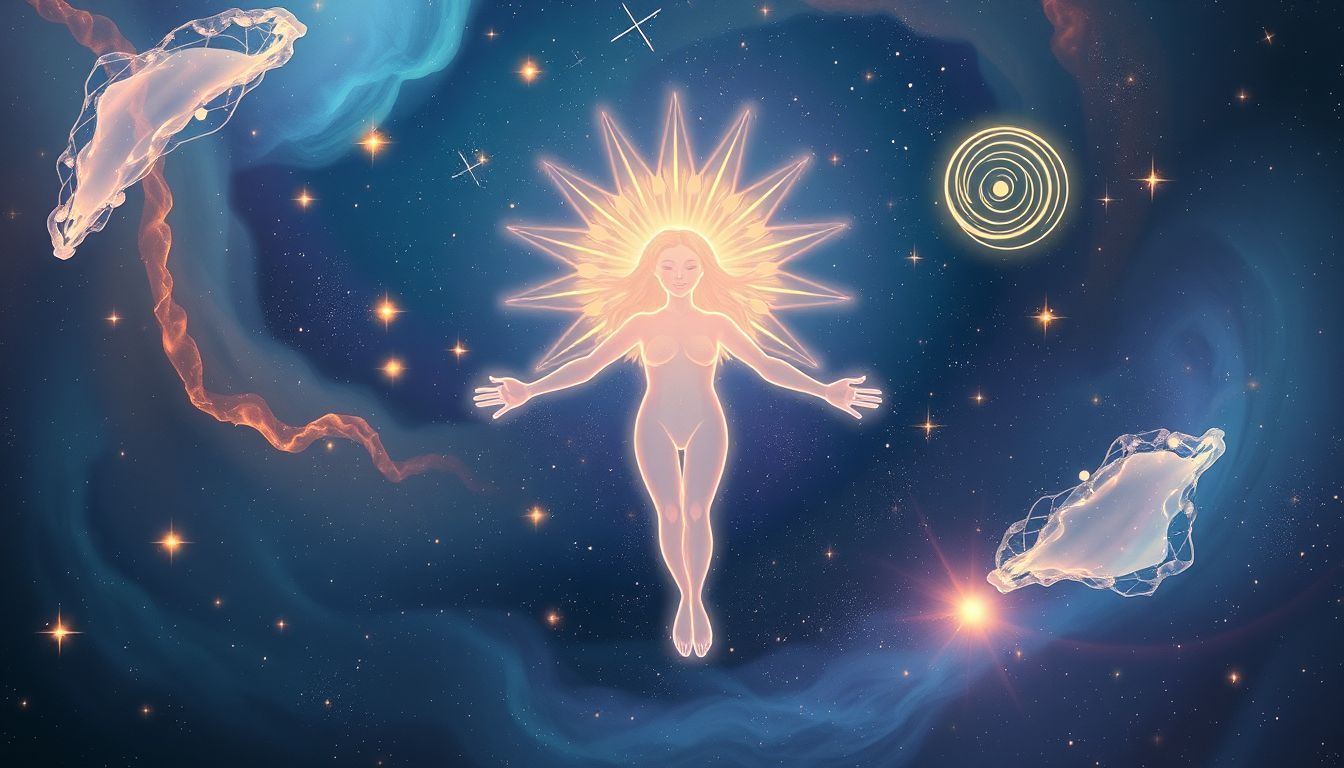 Lachender Psychologe im Traum symbolisiert innere Heilung und Akzeptanz.