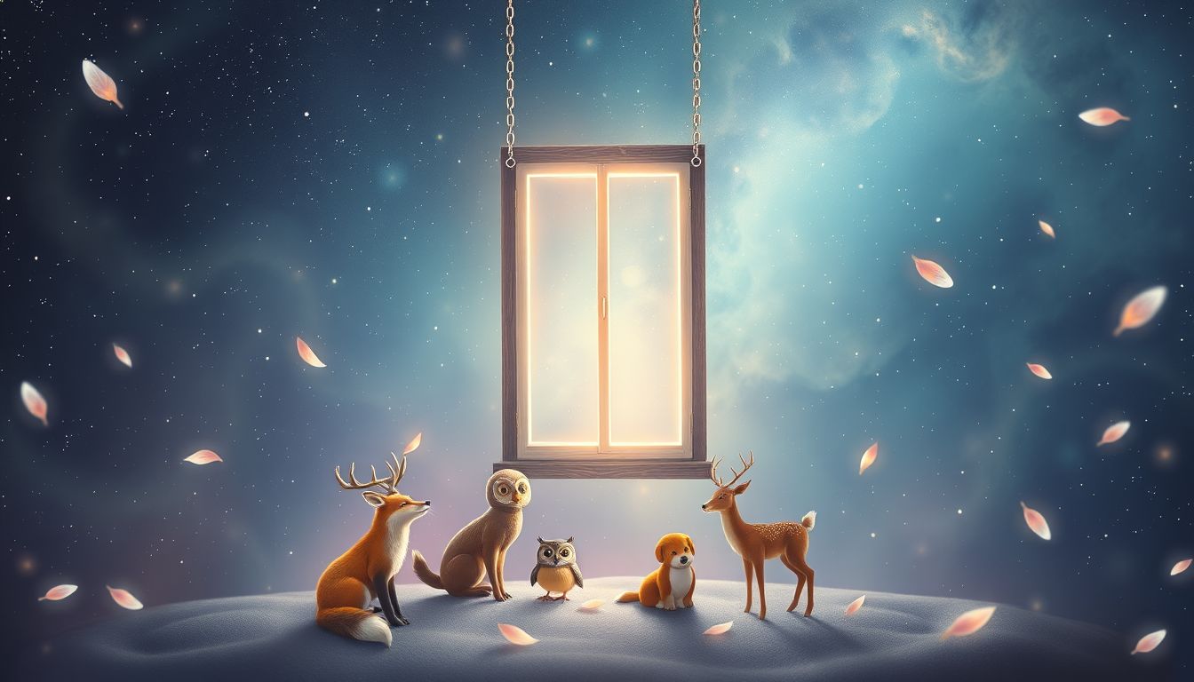 Fensterln mit Tieren symbolisiert Freiheit und innere Sehnsüchte.