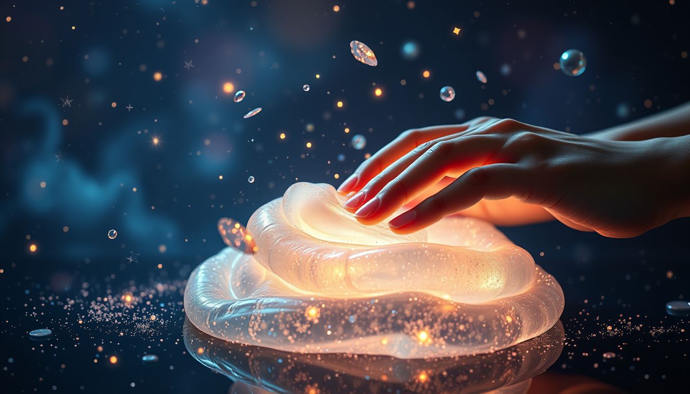 Traum 3: Mit Kitt spielen symbolisiert kreative Problemlösung und Harmonie.