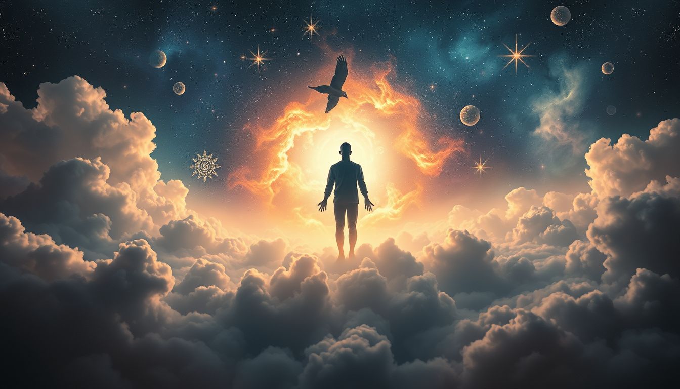 Ein verschwindender Psychologe symbolisiert unterdrückte ungelöste innere Konflikte.