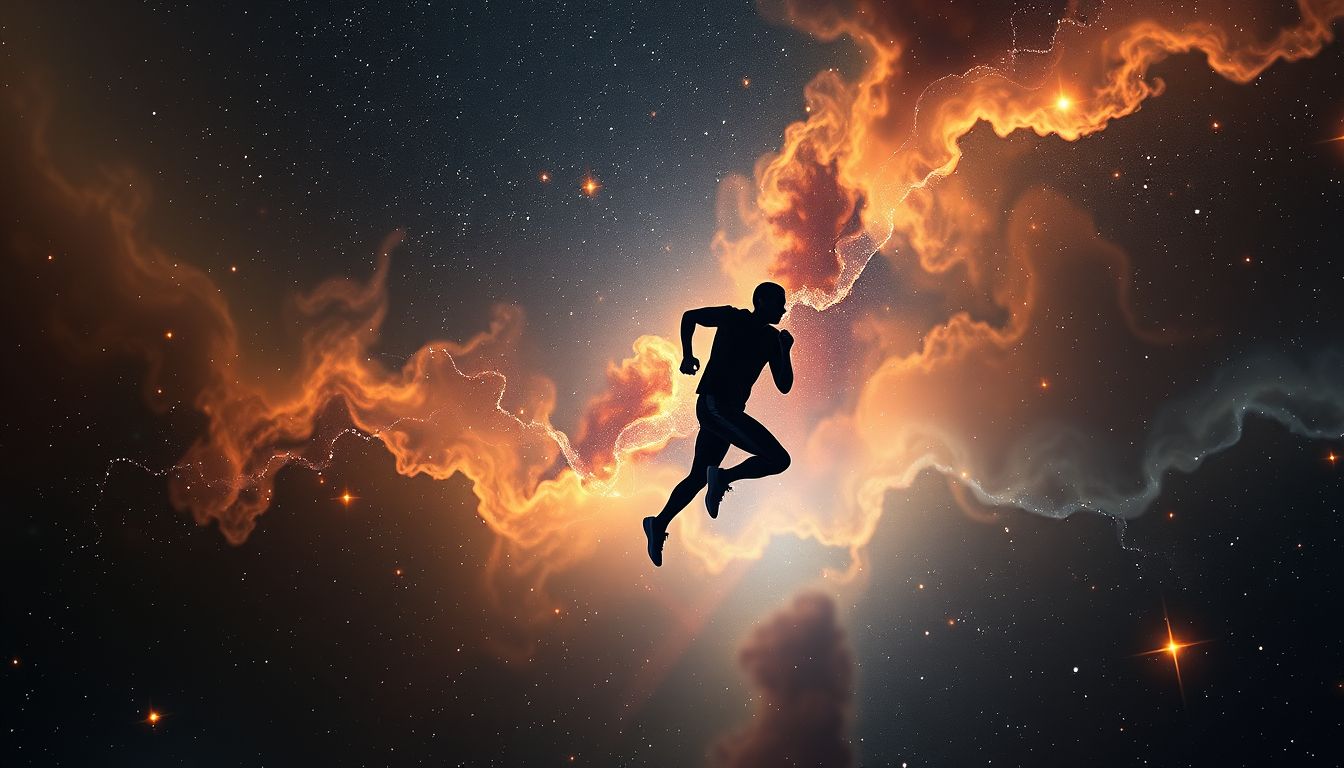 Ein unbekannter Marathonläufer symbolisiert unerkannte Ausdauer und Zielstrebigkeit.