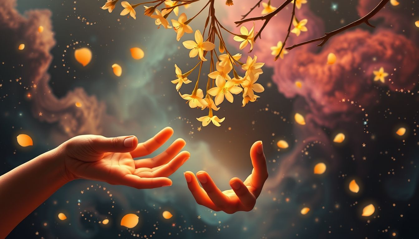 Das Pflücken von Geißblatt im Traum symbolisiert Sehnsucht und Freiheit.