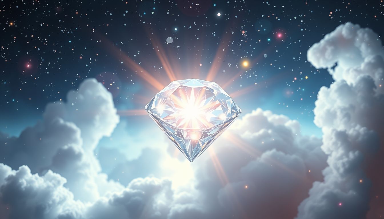 Ein brillanter Diamant symbolisiert im Traum außergewöhnliche innere Stärke.