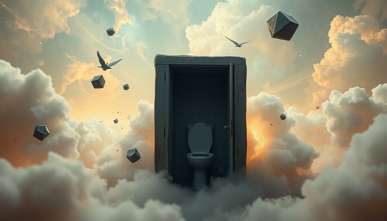 Ein Traum von privater, dreckiger Toilette symbolisiert verborgene Ängste.