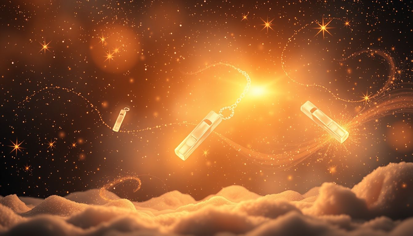 Eine Hundepfeife im Traum symbolisiert Kontrolle über impulsive Gefühle.