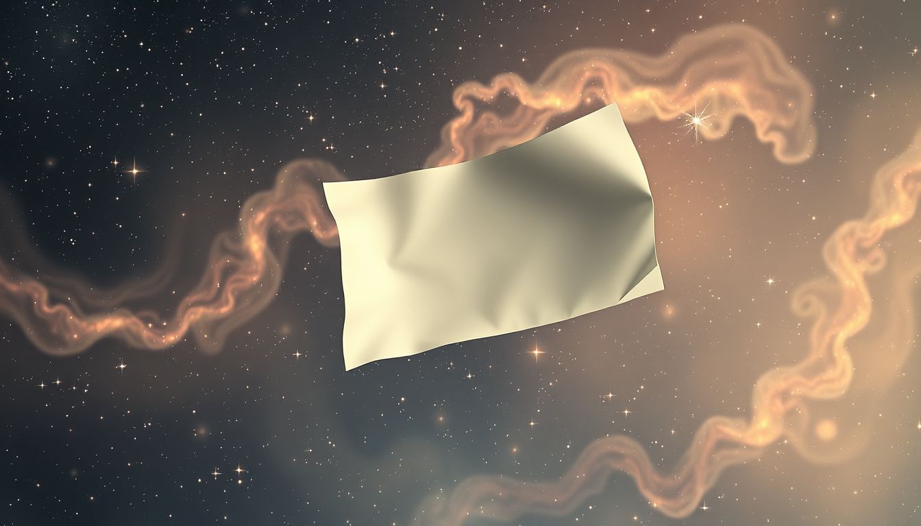 Ein leerer Brief im Traum symbolisiert oft innere Leere und Sinnlosigkeit.