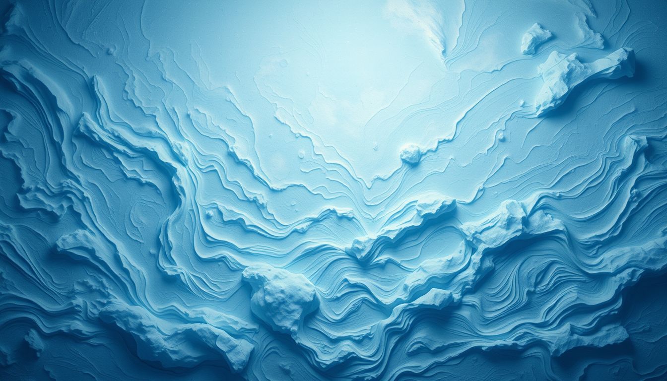 Blauer Wandputz im Traum symbolisiert Ruhe und emotionale Klarheit.