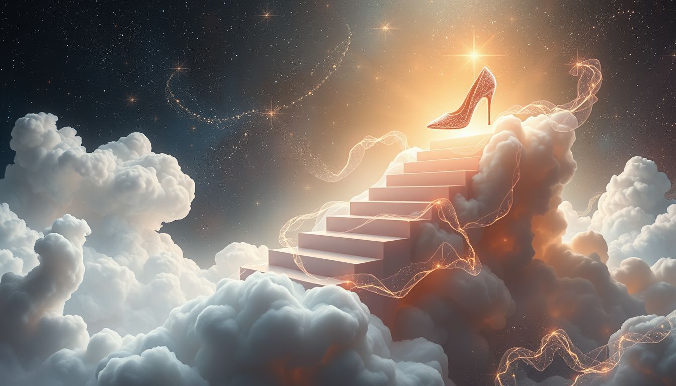 Schuhe im Traum symbolisieren oft Lebensweg und persönliche Entwicklung.