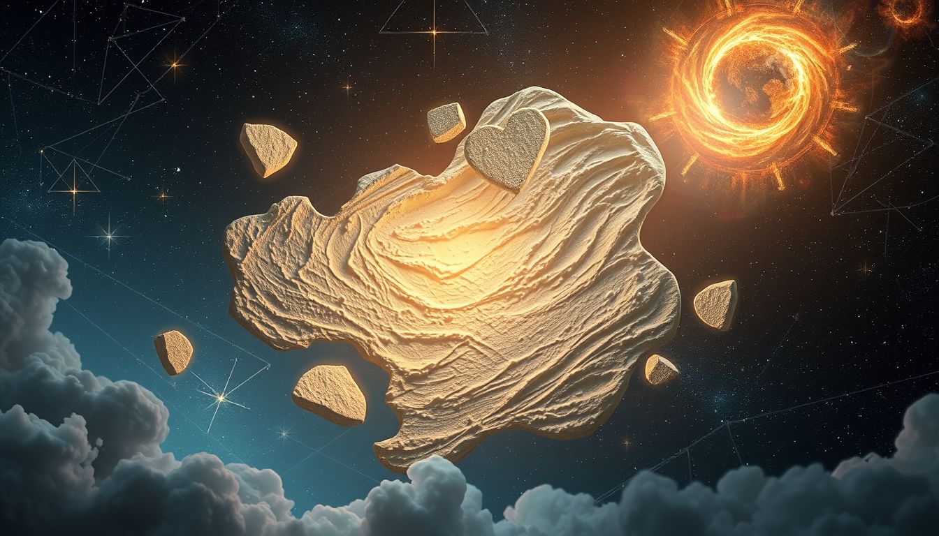 Der Traum von gemustertem Wandputz symbolisiert kreative Selbstdarstellung.