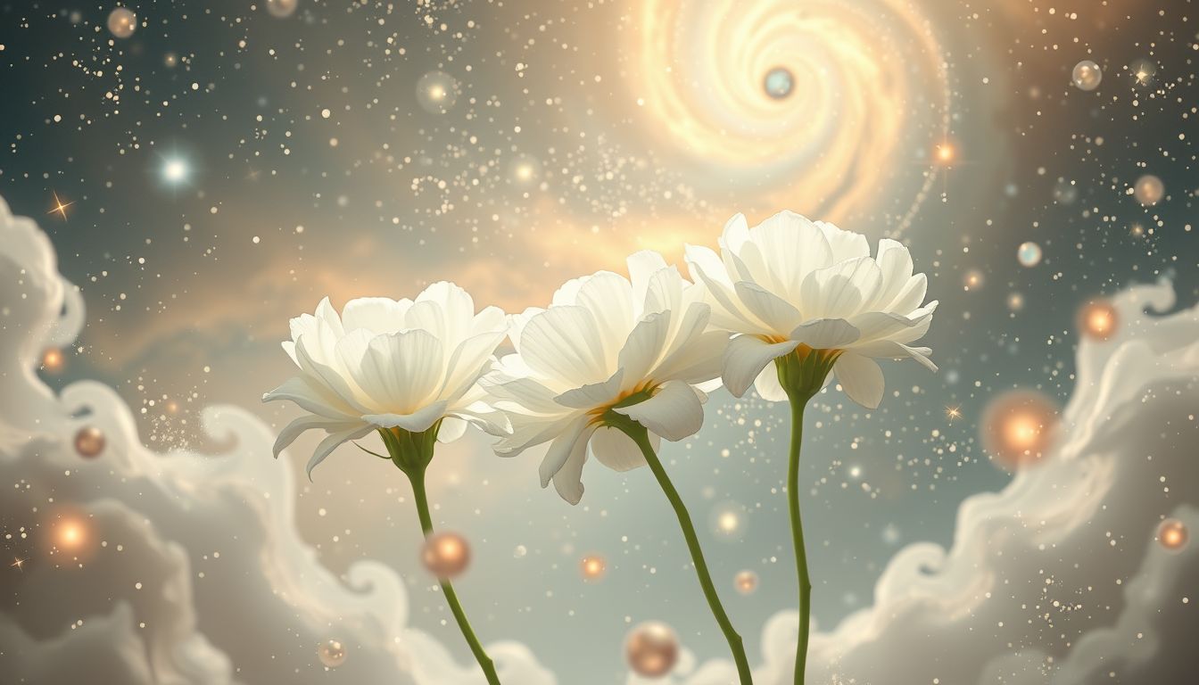 Weiße Nelken symbolisieren im Traum reines Glück und wahre Liebe.