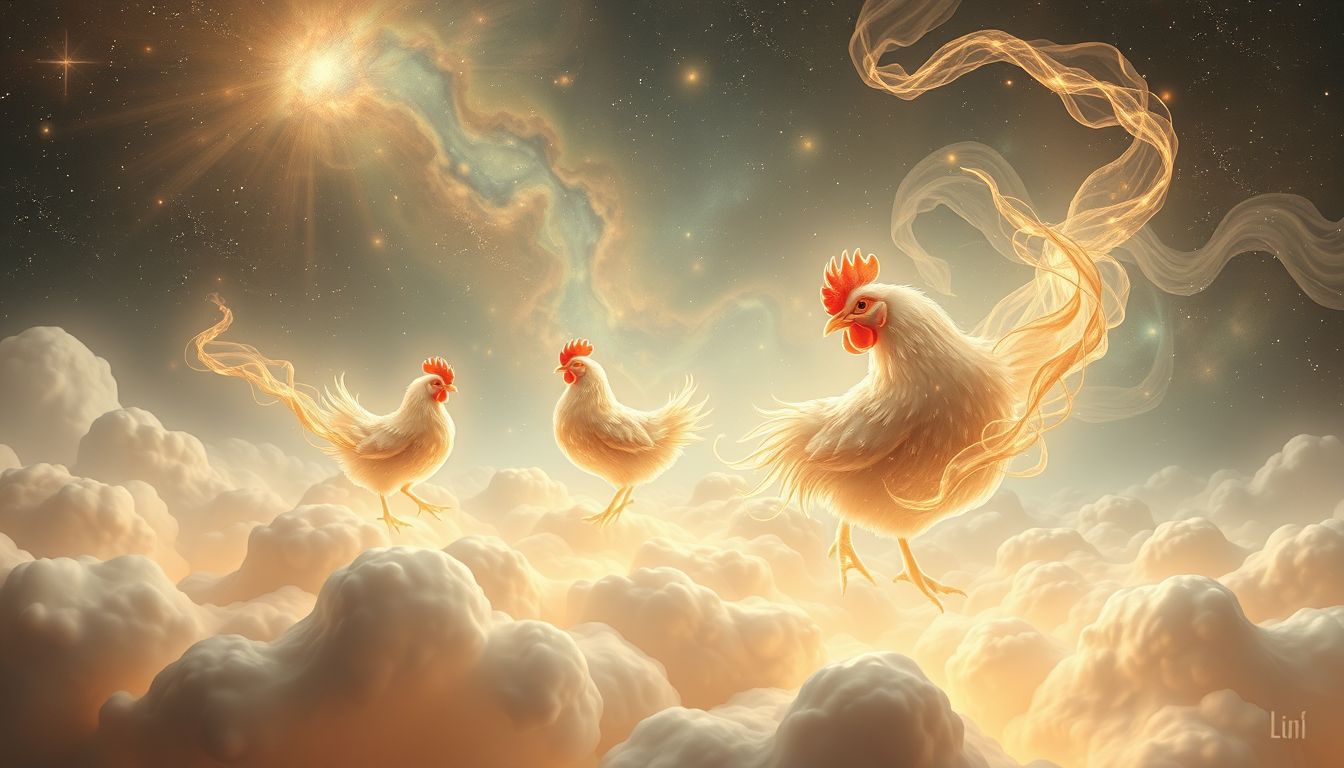 Zwerghühner symbolisieren im kollektiven Unbewussten archetypische Schutzinstinkte.